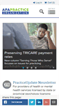 Mobile Screenshot of apapracticecentral.org